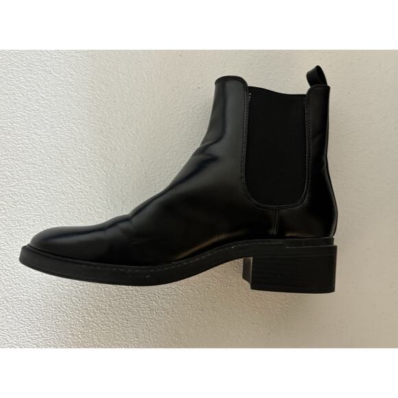 Zara Women's Boots Black EUC Chelsea Ankle Bootie EU Size 38 US 7.5–8 - Picture 13 of 15